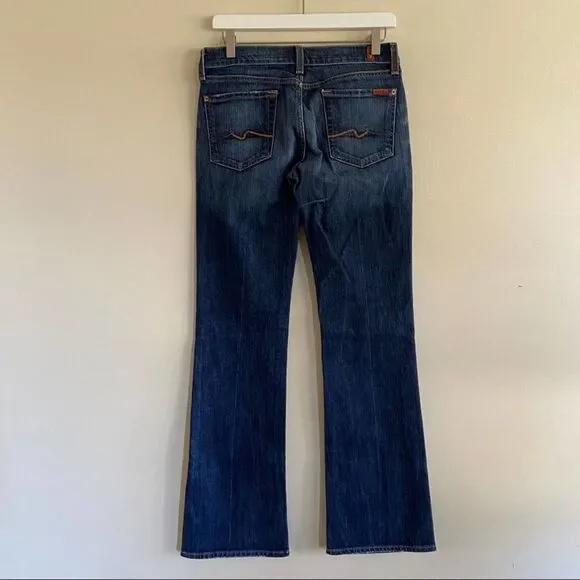 7 For All Mankind Bootcut Jeans Size 28 - Picture 2 of 8